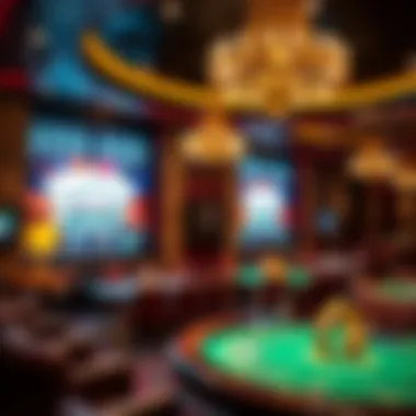 Luxurious VIP lounge at 888 Casino