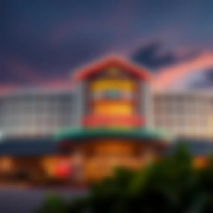 Akwesasne Casino Resort exterior showcasing its architectural design