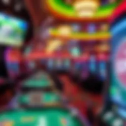 A vibrant depiction of the Atlantis Sports Book interior