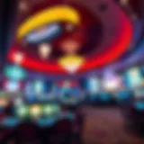 Vibrant Atmosphere of B Connected Casinos A panoramic view of a B Connected casino in Louisiana showcasing its vibrant atmosphere