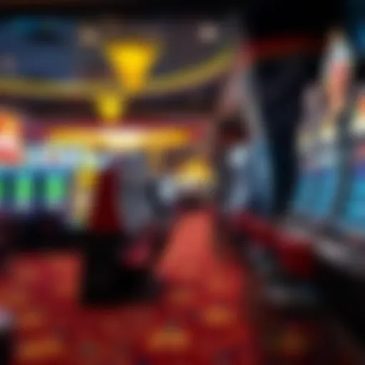 Diverse Gaming Options at Connecticut's Premier Casino Vibrant gaming floor with diverse slot machines
