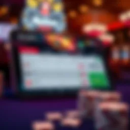 User interface of Bet Rivers Michigan app showcasing betting options