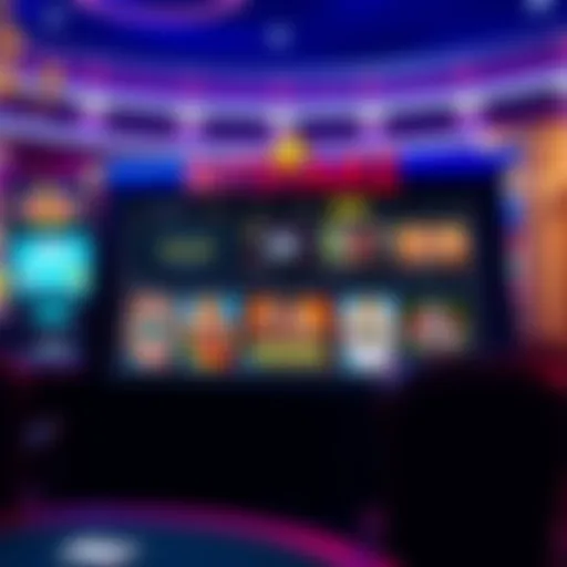 Visual representation of Bitstarz Casino interface showcasing game selection