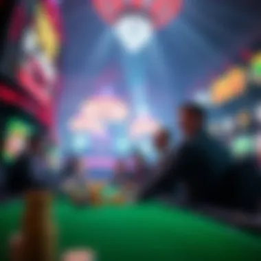 Future of Sports Betting with Borgata Futuristic Sports Betting Concept