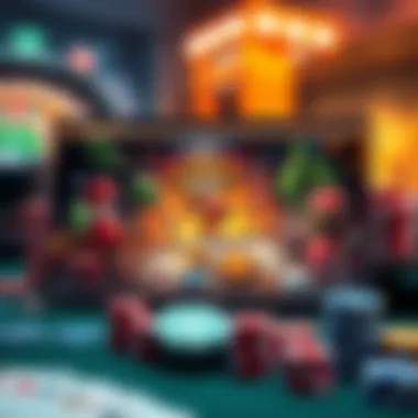 Action-Packed Browser Game A browser window showcasing an action-packed game