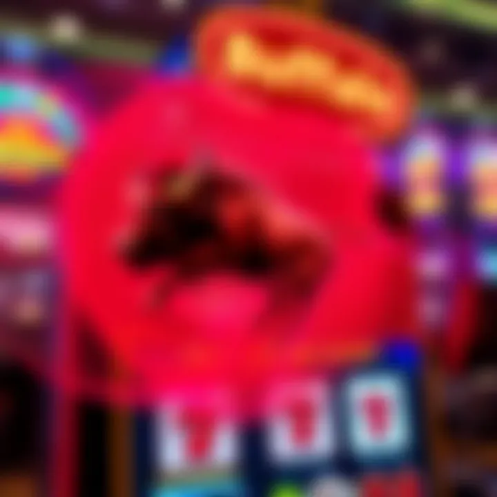 Dynamic Sound Waves in Buffalo Casino Gaming Vibrant audio waves emanating from a buffalo slot machine