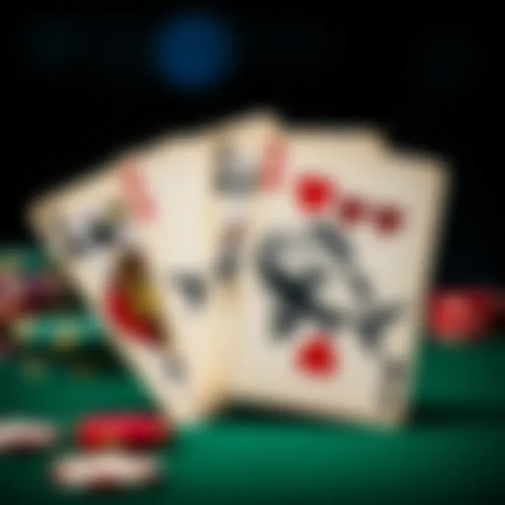 Unique Playing Cards of Buffalo Fish A close-up of the unique playing cards used in Buffalo Fish