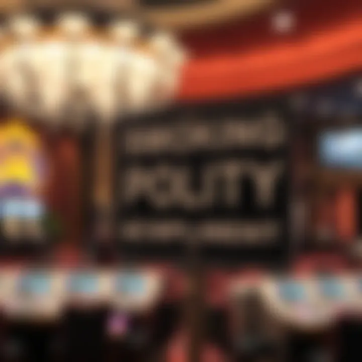 Smoking Policy Signage Signage indicating smoking policy compliance