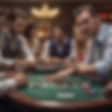 Enhancing Gameplay Efficiency with Card Shufflers Professional dealer utilizing a card shuffler at the gaming table