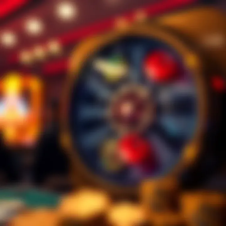 Unique Gameplay Mechanics in Casino Royale Slots Close-up of a digital reel showcasing unique gameplay mechanics and bonuses.