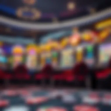 Evolution of Technology in Online Slots A high-tech gaming setup illustrating the evolution of online slot technology.