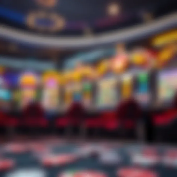 Evolution of Technology in Online Slots A high-tech gaming setup illustrating the evolution of online slot technology.