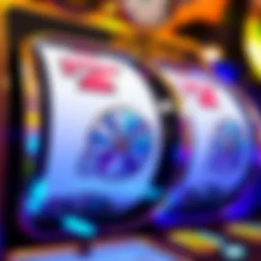 Jackpot Symbols on the Spinning Reels Close-up of the spinning reels showcasing the jackpot symbols