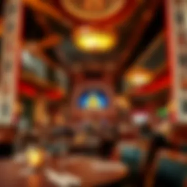 Las Vegas Themed Restaurant A themed restaurant in Las Vegas with striking decor and entertainment