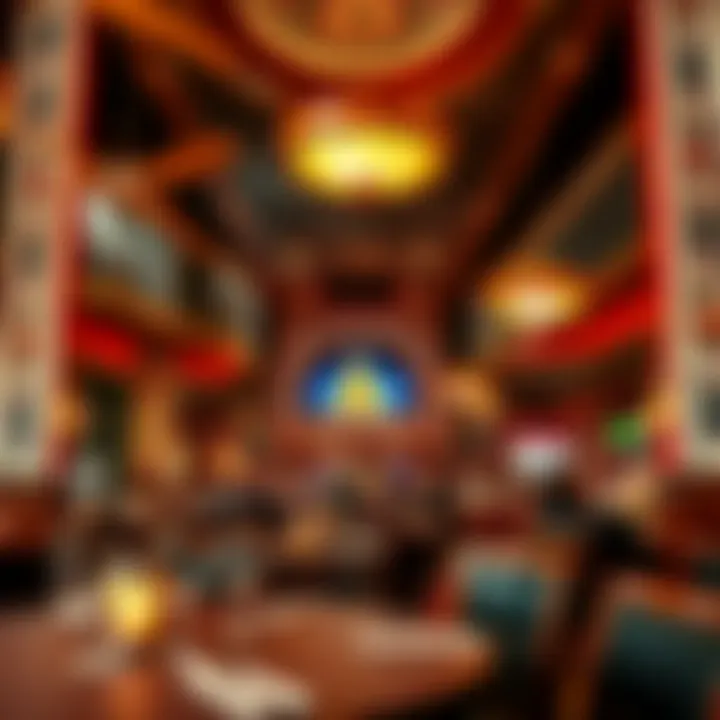 Las Vegas Themed Restaurant A themed restaurant in Las Vegas with striking decor and entertainment