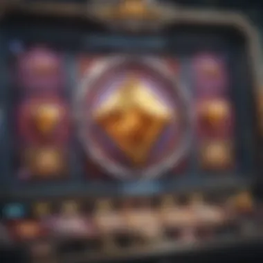 Gameplay Interface Showcasing Features of Diamond Storm Gameplay interface showcasing features of Diamond Storm