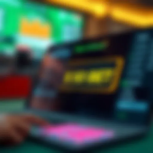 Online Betting Interface Featuring One Dollar Bet Option A detailed view of an online betting interface highlighting the one dollar bet feature.