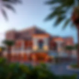 Exterior view of an upscale AC Hotel adjacent to a casino