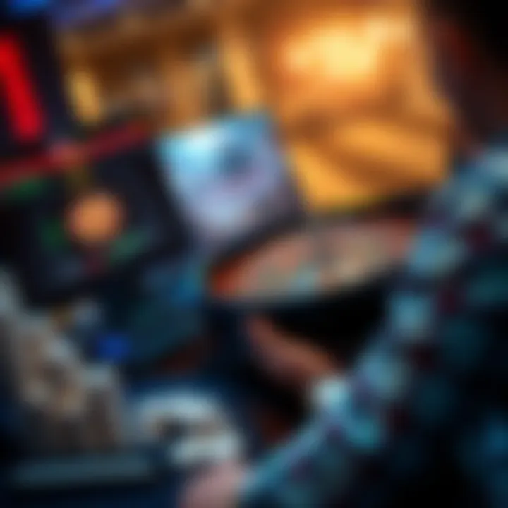 Engaging Online Roulette Experience Player engaging in online roulette gameplay on Bet365