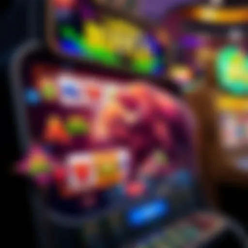 Vibrant Buffalo Slot Graphics Engaging buffalo slot machine display with vibrant graphics