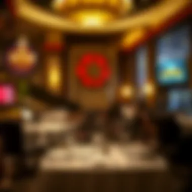 Gourmet Dining Experience at Caesars Fine dining establishment offering gourmet dishes