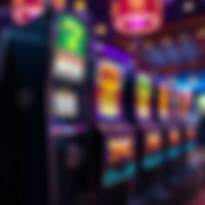 Cash Payout Slot Machine Showcase A visually stunning cash payout slot machine displaying vibrant graphics