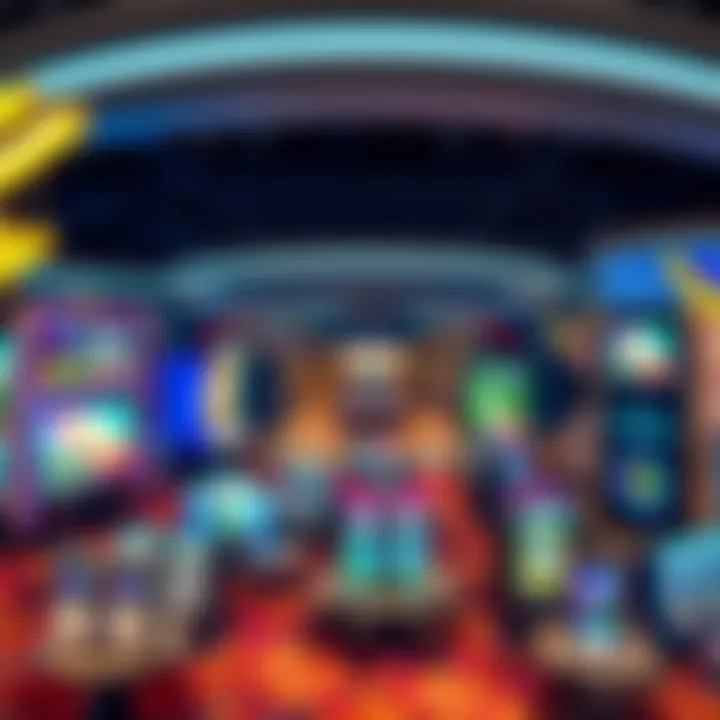 Diverse Casino Entertainment Overview of a casino complex showcasing various entertainment options