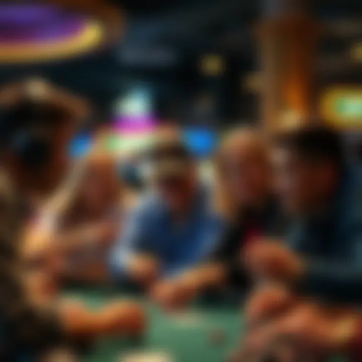 Diverse Gamers Engaging in Low Deposit Games A diverse group of gaming enthusiasts enjoying a variety of low deposit games