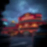 A Glimpse of the Casino Experience Exterior view of a popular casino near Indiana