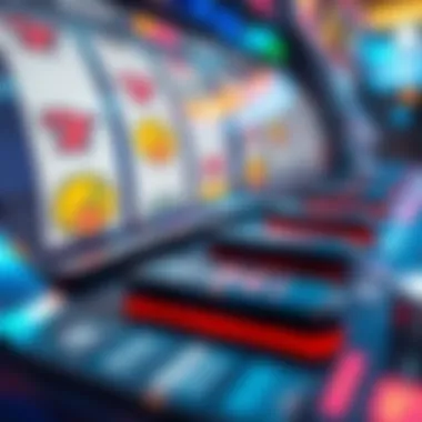 The Modern Coin Slot Interface A close-up of a modern coin slot interface with digital display and buttons.