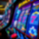 A close-up view of the Double Black Jack Slot Machine showcasing its vibrant graphics and symbols.