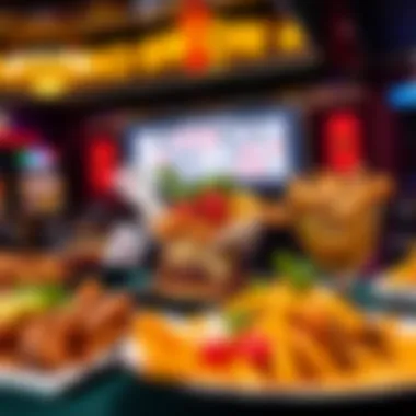 Diverse Culinary Offerings at Double Down Casino A selection of unique dishes available at the casino's restaurant