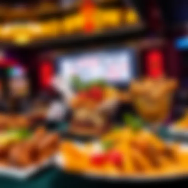 Diverse Culinary Offerings at Double Down Casino A selection of unique dishes available at the casino's restaurant