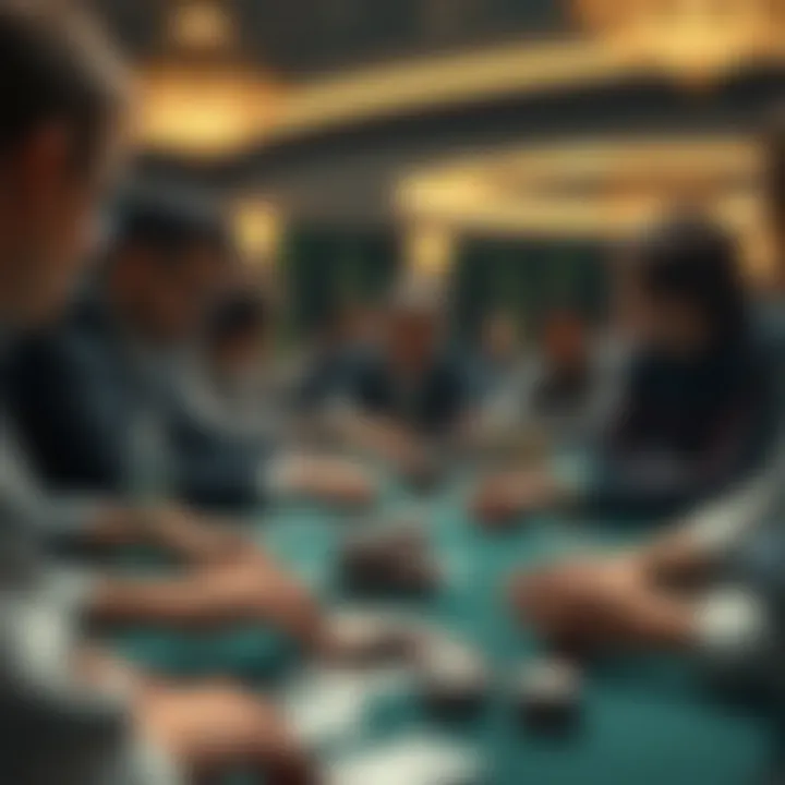 Competitive Dynamics in Poker Competitive dynamics in a poker tournament