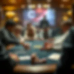 Strategic gameplay layout in poker