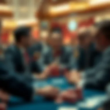 Strategic Insights in Kings Club Poker A strategic discussion among advanced players analyzing game tactics and strategies.