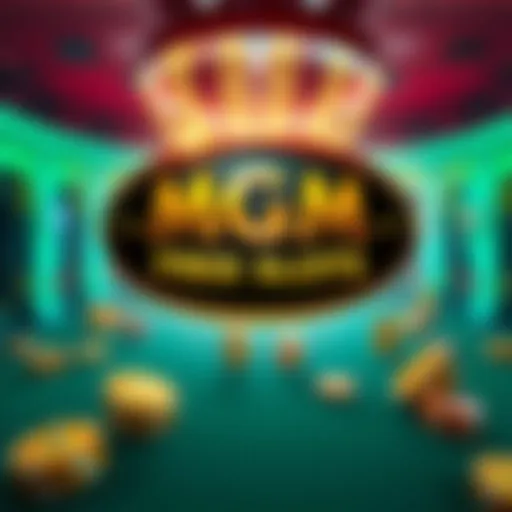 MGM free slots logo showcasing variety