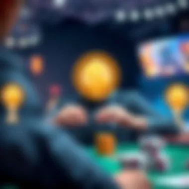 Future of Mobile Gaming and Financial Integration A futuristic vision of mobile gaming integrating financial elements