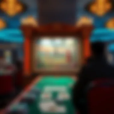 Cultural Art Display Cultural art display within the casino