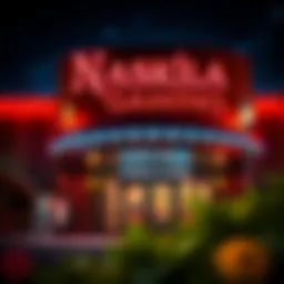 Naskila Gaming exterior showcasing vibrant signage