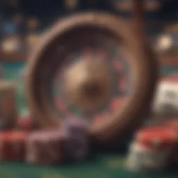 Visual representation of online casino gaming experience