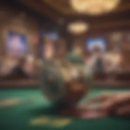 A captivating graphic representing no deposit casino bonuses