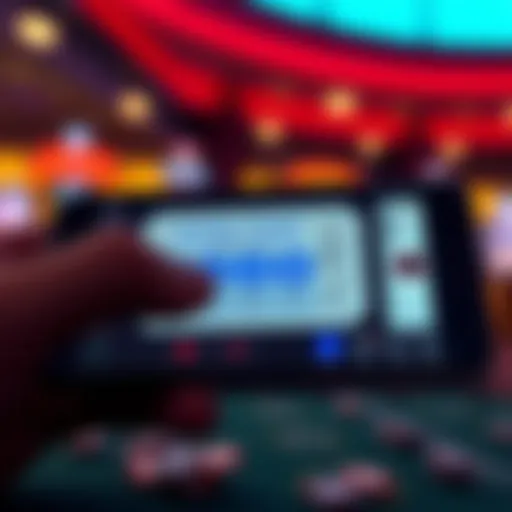 A digital lottery ticket interface displayed on a smartphone