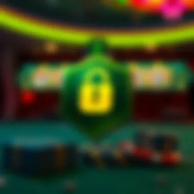 A secure online payment symbol representing safety in transactions