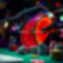 Dynamic representation of free spins in action