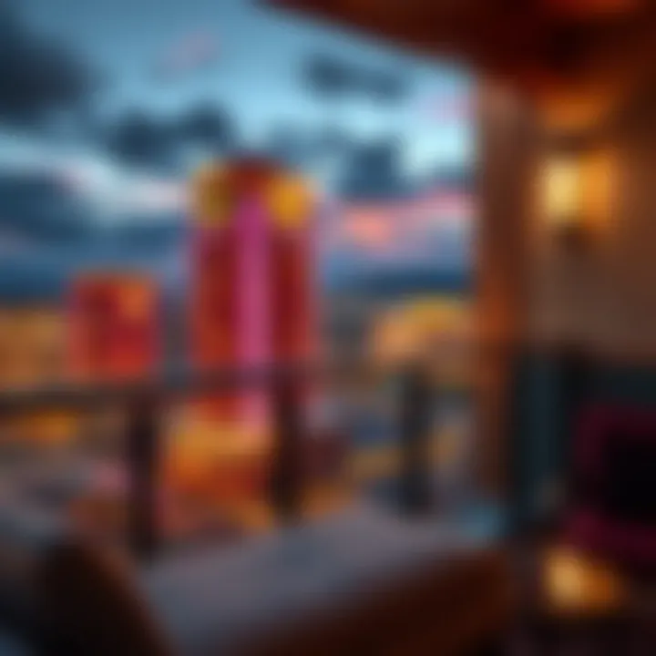 Stunning Balcony View from Mohegan Sun Suite Stunning view from a premium suite balcony