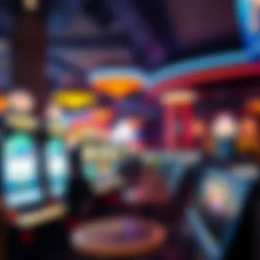 Vibrant Gaming Experience Exciting gaming atmosphere at Hard Rock Casino Indiana