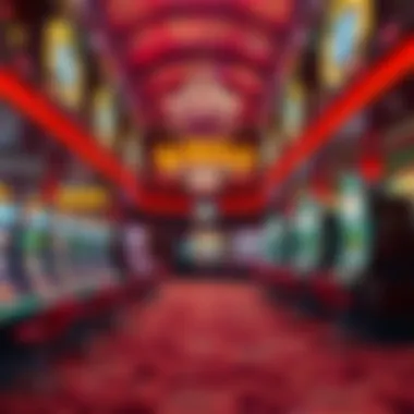 The Thrill of Bingo Halls A vibrant bingo hall filled with excitement and anticipation.