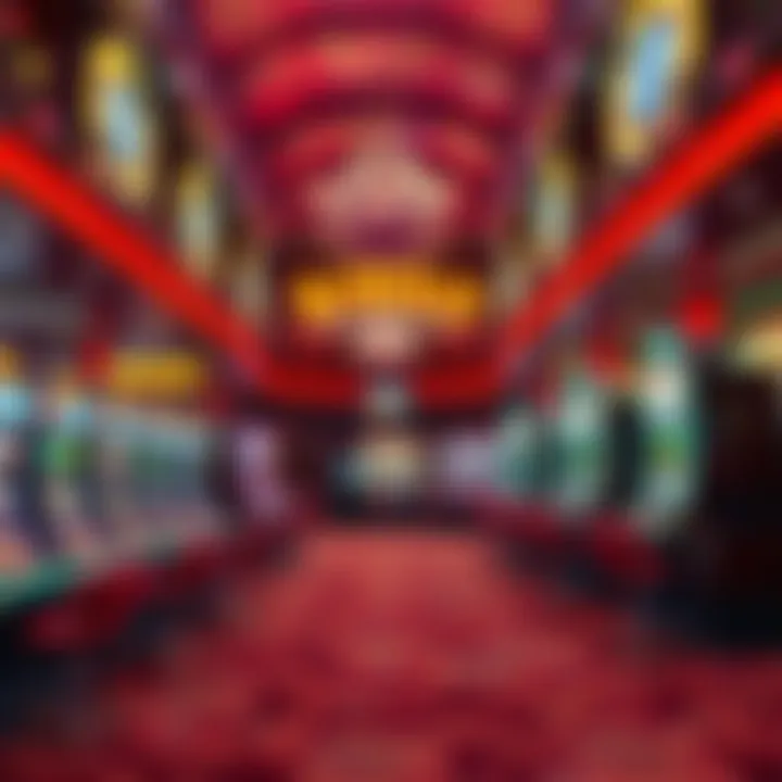 The Thrill of Bingo Halls A vibrant bingo hall filled with excitement and anticipation.