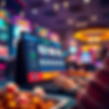 Engaging Online Bingo Experience A digital interface showcasing an online bingo game in action.